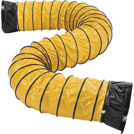 Global Industrial 16' Flame Retardant Flexible Duct for 16 Diameter Fan 292595
